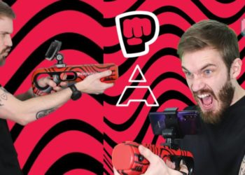 Main macam REALITI game Battle Royale korang dengan PewDiePie Arkade Motion Blaster!