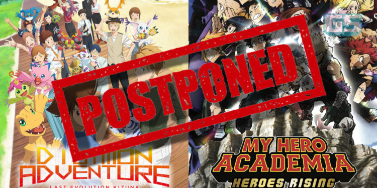 Tayangan filem Digimon Adventure: Last Evolution Kizuna & My Hero Academia: Heroes Rising ditangguhkan kerana COVID-19!
