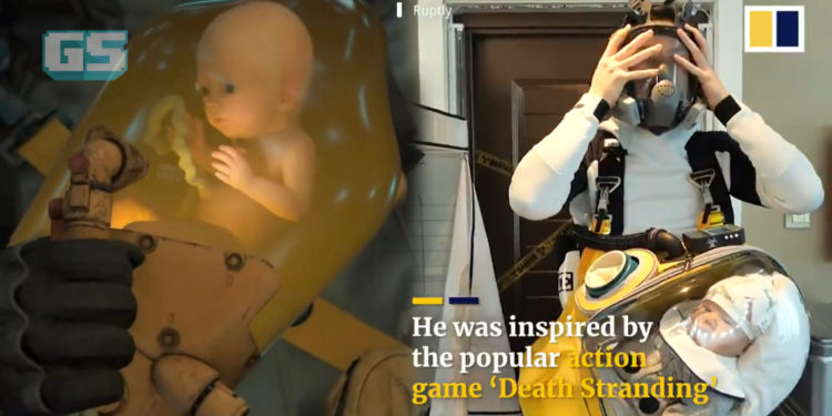 Ayah mencipta POD Death Stranding untuk melindungi anak daripada koronavirus!