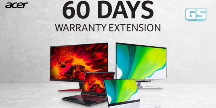 Acer menawarkan 60 hari lanjutan waranti selepas tamat PKP!