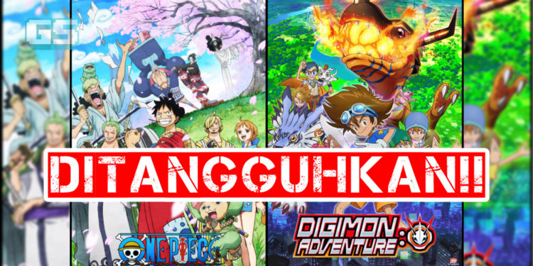 Anime ONE PIECE & DIGIMON ADVENTURES: rasmi ditangguhkan kerana pandemik COVID-19!
