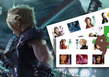 Sticker FINAL FANTASY VII REMAKE dah ada kat LINE Jepun lah!