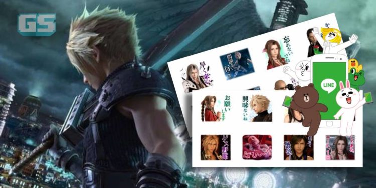 Sticker FINAL FANTASY VII REMAKE dah ada kat LINE Jepun lah!