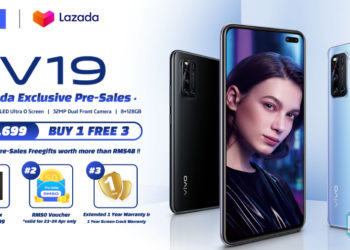 Gabungan antara teknologi & fesyen, vivo V19 menawarkan kapabiliti SELFIE canggih & reka bentuk lawa!