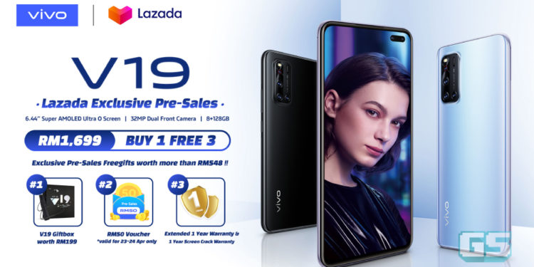 Gabungan antara teknologi & fesyen, vivo V19 menawarkan kapabiliti SELFIE canggih & reka bentuk lawa!