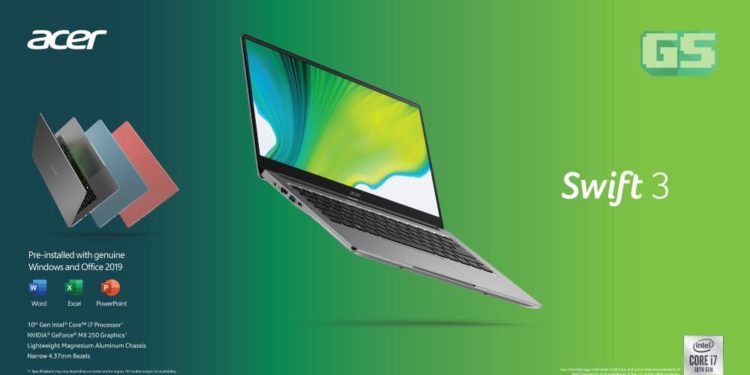 Acer Swift 3 terbaru mendarat di Malaysia dengan dua versi pilihan termasuk AMD Ryzen 5 4500U!