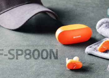 Katakan Ya pada Muzik dan Katakan Tidak pada peluh dengan Wireless WF-SP800N Sport Headphones Sony terbaru!