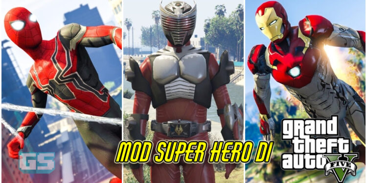 Ingin jadi adiwira? Selamatkan dunia GTA 5 dengan MOD SUPER-HERO paling gempak!
