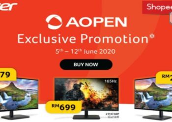 AOpen monitor oleh ACER membuka lebih banyak pilihan pada harga serendah RM289!