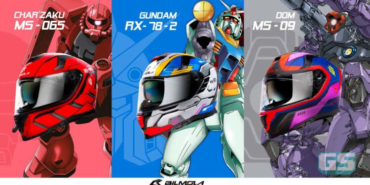 Helmet GUNDAM terbaru dari Bilmola pasti buat korang tergoda lah!