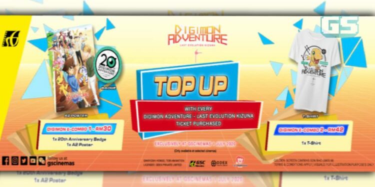 [UPDATE] Barangan eksport DIGIMON dari Jepun yang eksklusif untuk didapati di GSC Malaysia bermula 1 Julai ini!!