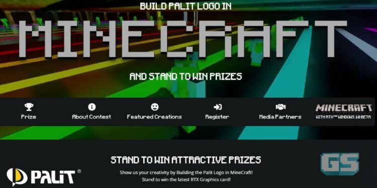 Menangi Kad Grafik GeForce RTX 2080 SUPER GameRock PALIT dengan Peraduan “Build a PALIT logo in Minecraft”!