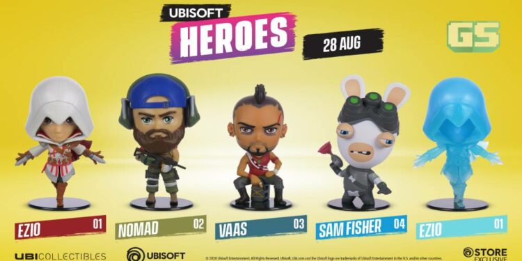 Ubisoft Heroes dalam bentuk figurin CHIBI dari UBICOLLECTIBLES sangat comel weh!