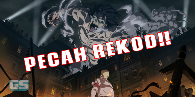 Trailer musim terakhir Attack on Titan pecah rekod besar untuk jumlah tontonan terbanyak!