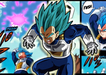 Vegeta akhirnya mengatasi Goku dengan menunjukkan abiliti terbaru Forced Spirit Fission!