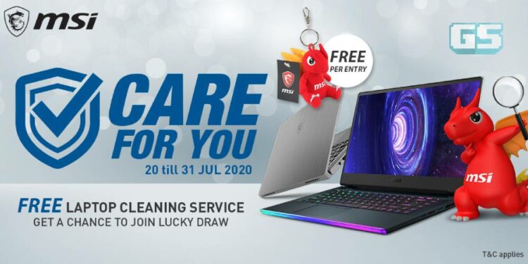 MSI Care for You! Pemeriksaan Kesihatan Percuma untuk Laptop MSI Kembali lagi!