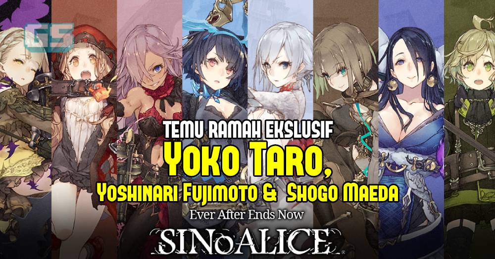 “Saya mahu anda semua menikmati permainan itu” Temu Ramah Eksklusif bersama pembangun SINoALICE termasuk Yoko Taro yang suka bergurau!