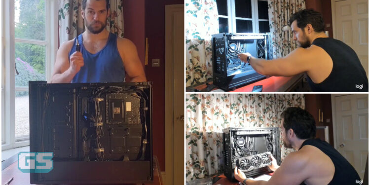 Abam superman Henry Cavill build PC Gaming sendiri!