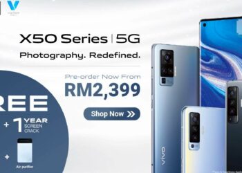 Dengan sistem Gimbal untuk kameranya, siri vivo X50 akan bermula pada harga RM2399!