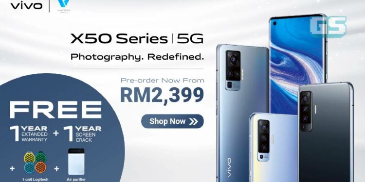 Dengan sistem Gimbal untuk kameranya, siri vivo X50 akan bermula pada harga RM2399!