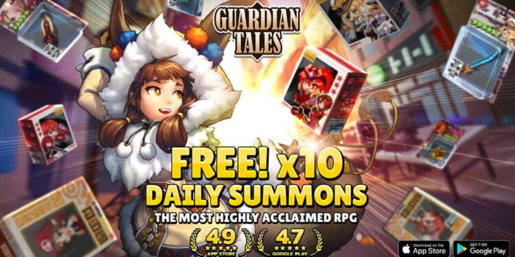 Guardian Tales – sebuah RPG Pengembaraan memberi PERCUMA x10 Panggilan setiap hari!