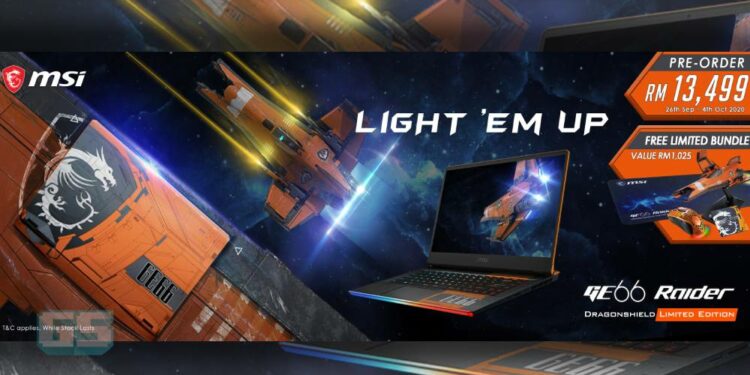 Edisi Terhad MSI GE66 Dragonshield kini tersedia untuk Pre-order dengan Unit yang Terhad!