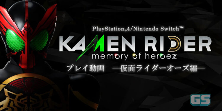 Gameplay baru Kamen Rider OOO untuk Kamen Rider: Memory Of Heroez! Bersama Kamen Rider W dan Zero-One!