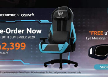 Pra-pesan Predator Gaming Chair x OSIM bermula sekarang! Harga pembukaan RM2399!