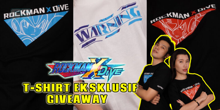 [GIVEAWAY] T-Shirts Eksklusif ROCKMAN X DiVE bakal menjadi milik anda! Jom sertai sekarang!