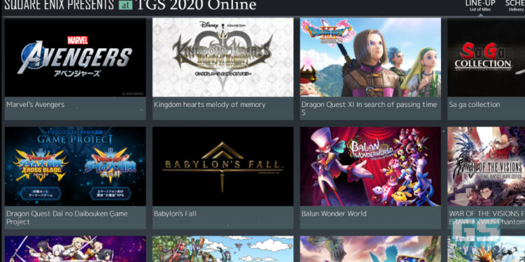Square Enix mengumumkan senarai permainan & jadual rasmi TGS 2020!