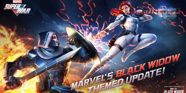 MARVEL Super War mendedahkan kolaborasi Skin Marvel’s Movie Black Widow!