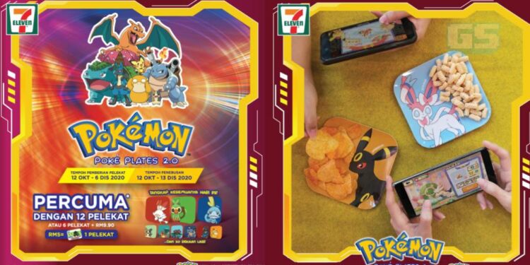 Kumpul Stickers dan dapatkan Pokémon Poké Plates 2.0 di 7-Eleven sekarang!