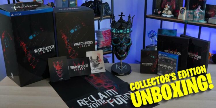 Unboxing Watch Dogs: Legion Collector’s Edition! Lighting Ded Coronet Mask memang Naisee!