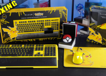 Unboxing set periferal Razer Pokemon! Earbud, keyboard & mouse dalam bentuk Pikachu!