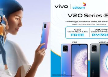 Telefon Pintar Selfie Siri vivo V20 yang baru kini boleh didapati di Celcom dengan Tawaran Istimewa!