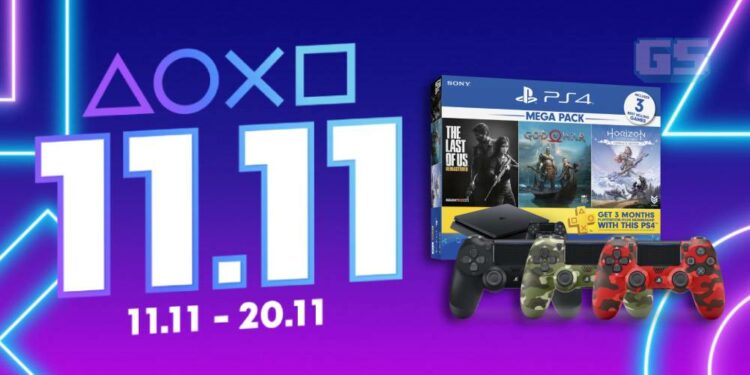 PS4 MEGA PACK hanya RM1,049!! Special Sale PlayStation 11.11 bakal bermula!