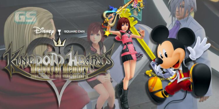 Aset terbaru Kingdom Hearts: Melody of Memory mendedahkan King Mickey dan Kairi baru
