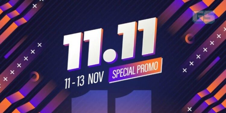 M4G menawarkan Sale 11.11 kaw-kaw bermula 11 hingga 13 November ini!
