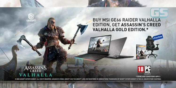 MSI x UBISOFT sebuah kolaborasi MSI & Assassin’s Creed Valhalla dengan Pengoptimuman Bundle dan Dalam Permainan!