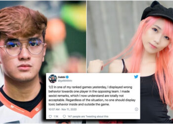 Pemain pro Dota 2 TNC Gabbi melontarkan komen seksis kepada streamer Malaysia Hishiko!