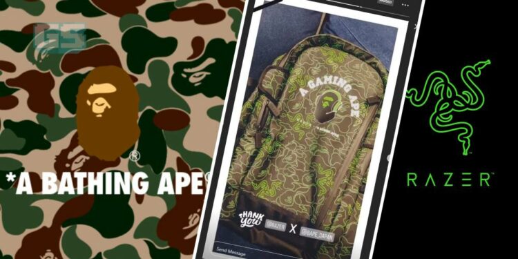 Kolaborasi Razer X BAPE telah tebocor!