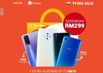 Tawaran Telefon Pintar vivo eksklusif akan tersedia di Shopee 11.11 Big Sale!!