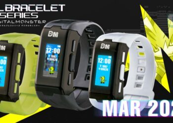 Jam Tangan “Vital Bracelet Digital Monster” Digimon akan dilancarkan Mac 2021