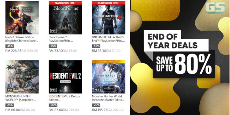 PlayStation End of Year Sale termasuk Resident Evil, Nioh 2, dan Monster Hunter World: Iceborne! Diskaun kaw-kaw sehingga RM50!