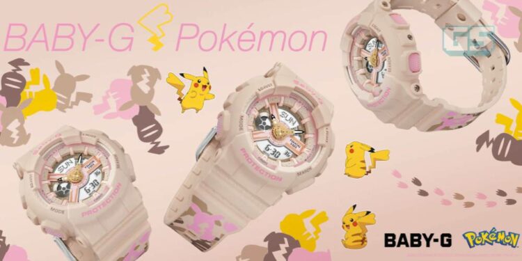 Comelnya! G-SHOCK melancarkan kolaborasi BABY-G terkini dengan Pokémon!