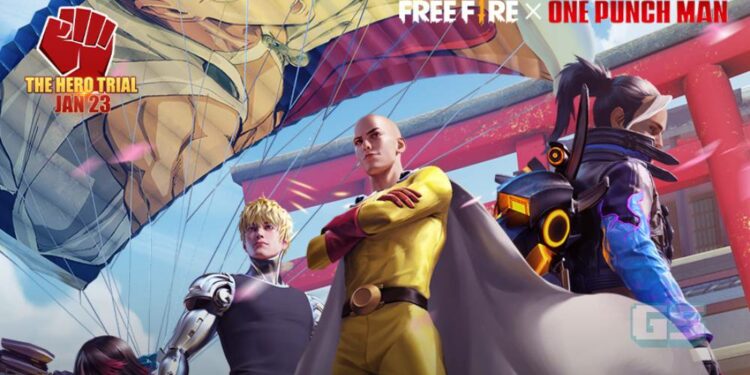 Saitama kini di Free Fire dalam kolaborasi terbaru Free Fire & One-Punch Man!