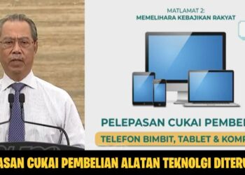 Pelepasan cukai RM2500 untuk pembelian Telefon Bimbit, Tablet dan PC dilanjutkan