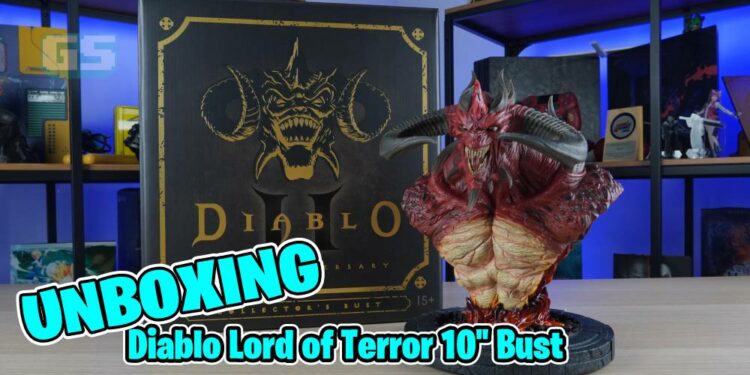 [Unboxing] Nampak garang! Figurin Diablo Lord of Terror 10” Bust mengganas!