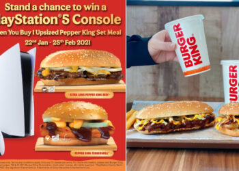 Peraduan menang PS5 oleh Burger King Malaysia kini dibuka! Hanya beli set Pepper King saja!