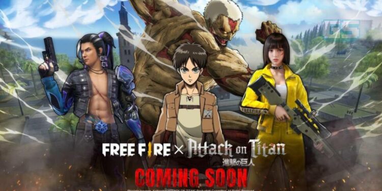 Titan yang memakan orang akan datang ke Free Fire dengan kolaborasi terbaru bersama Attack on Titan!
